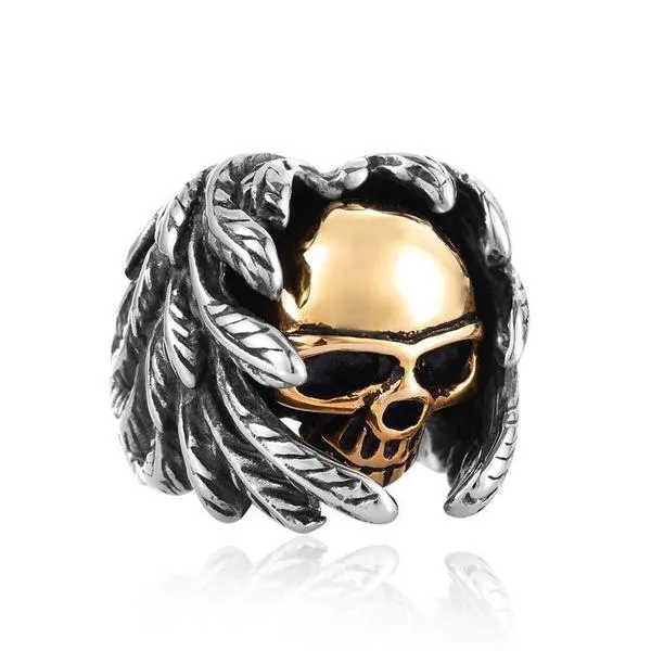 Winged Skull Ring