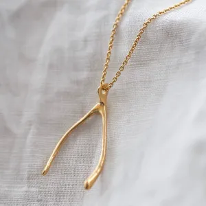 Wishbone Necklace