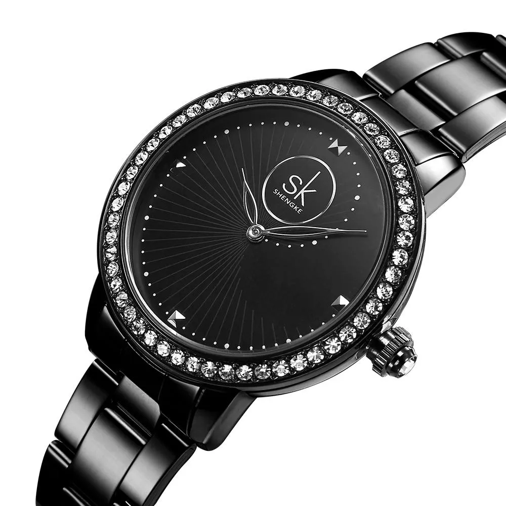 Women's Crystal Dial Quartz Watches