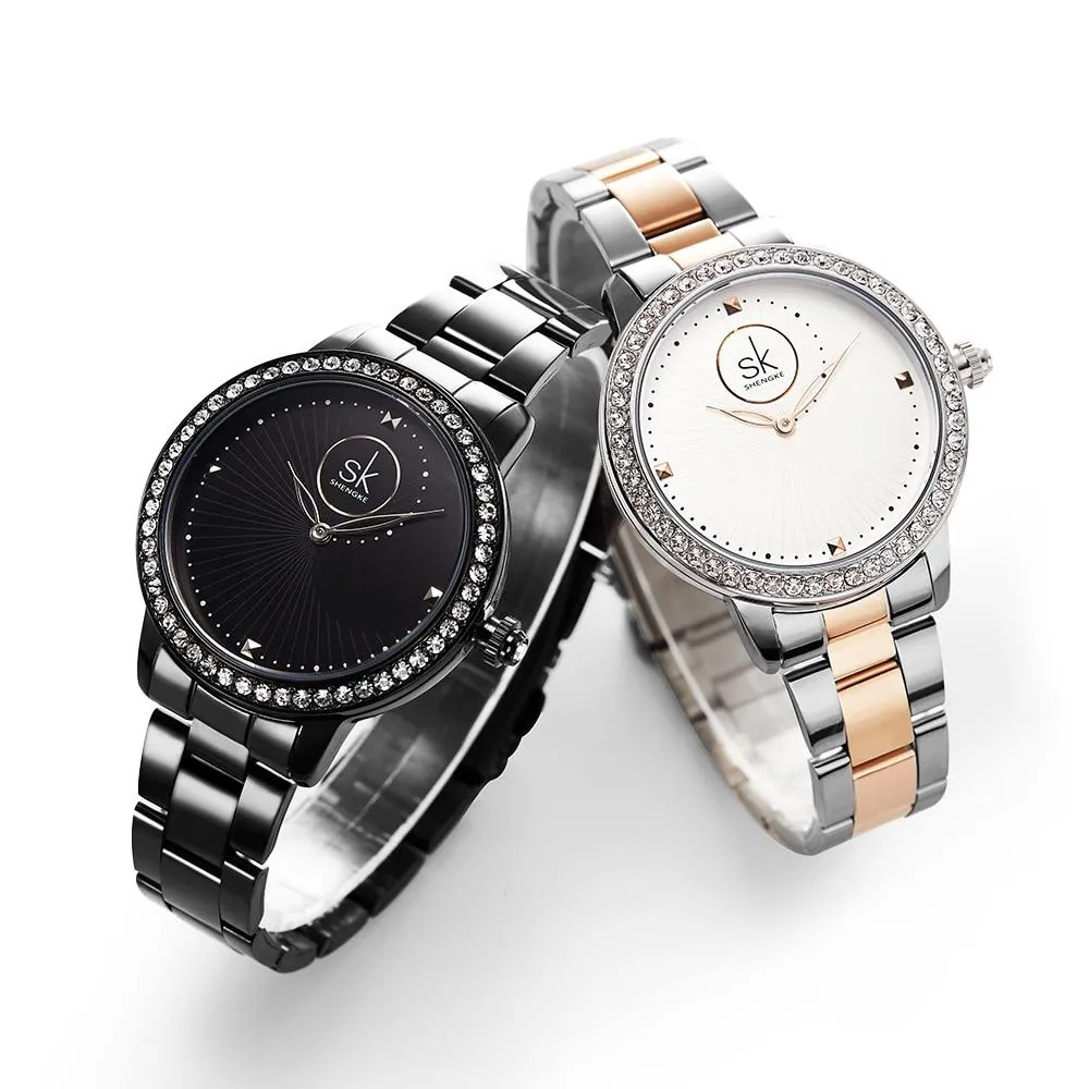 Women's Crystal Dial Quartz Watches