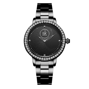 Women's Crystal Dial Quartz Watches