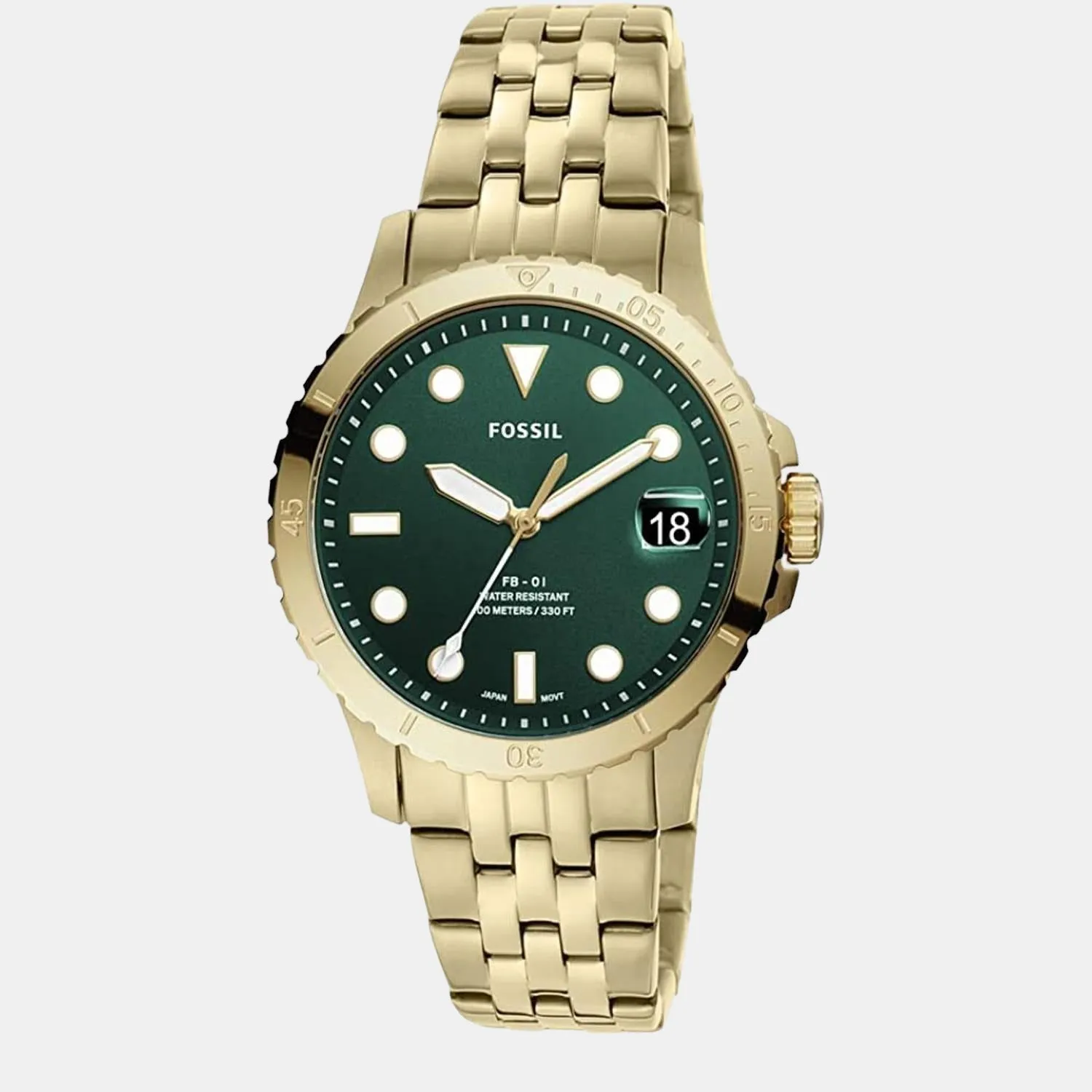 Women's Green Analog Stainless Steel Watch ES4746