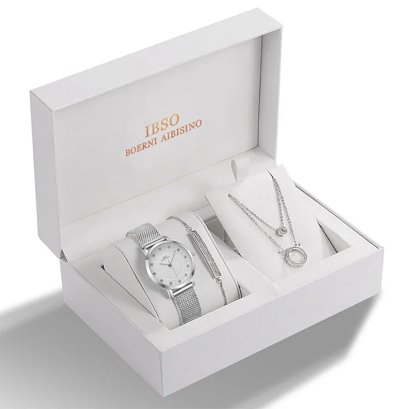 Women's Quartz Watch Gift Set