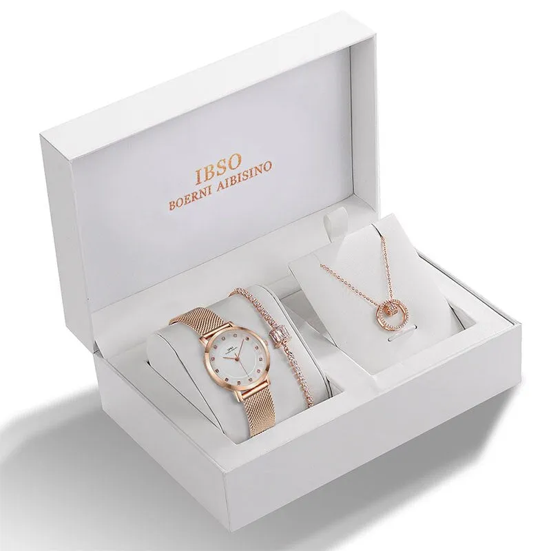 Women's Quartz Watch Gift Set