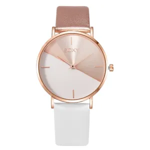 Women's Watch with Leather Band