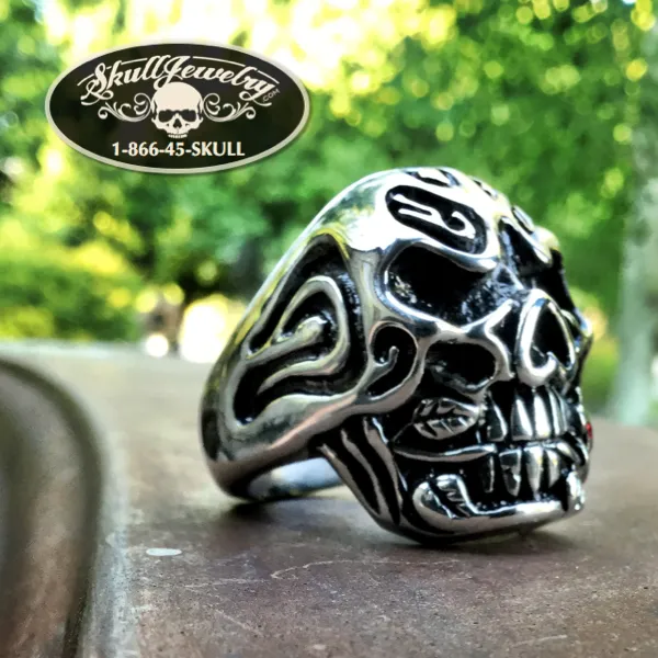 'You Could Be Mine' Big, Bold & Heavy Skull Ring (#007)