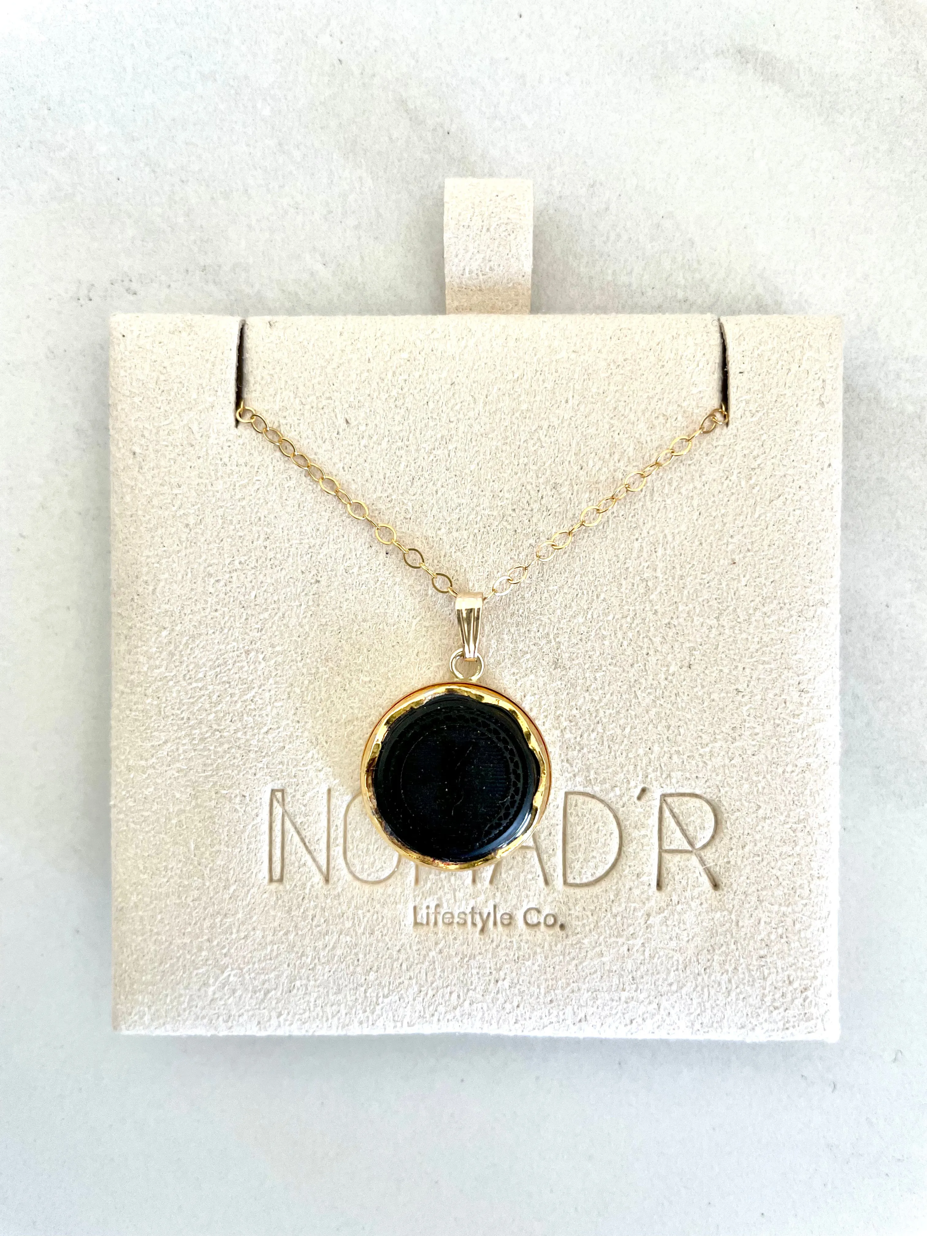 YSL Pendant Necklace- BLACK