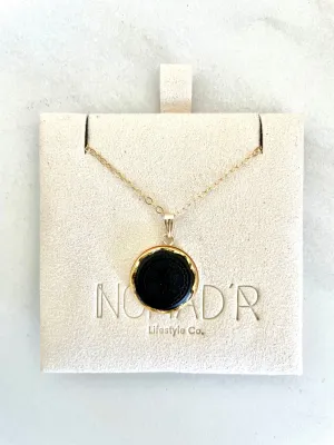 YSL Pendant Necklace- BLACK