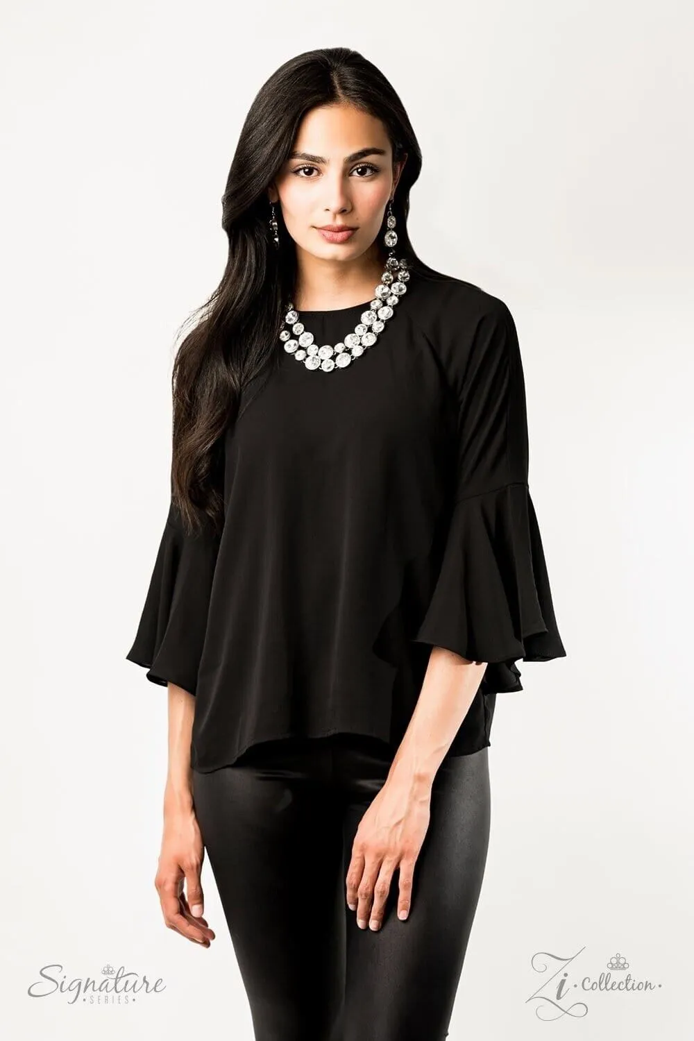 Zi Collection "The Natasha" Necklace & Earrings Set