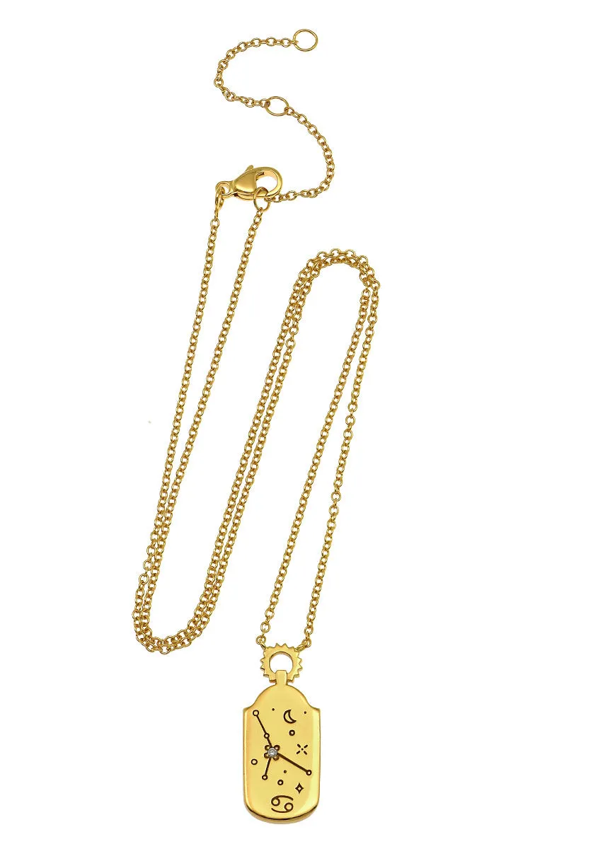 Zodiac Charm Necklace - Choose your sign