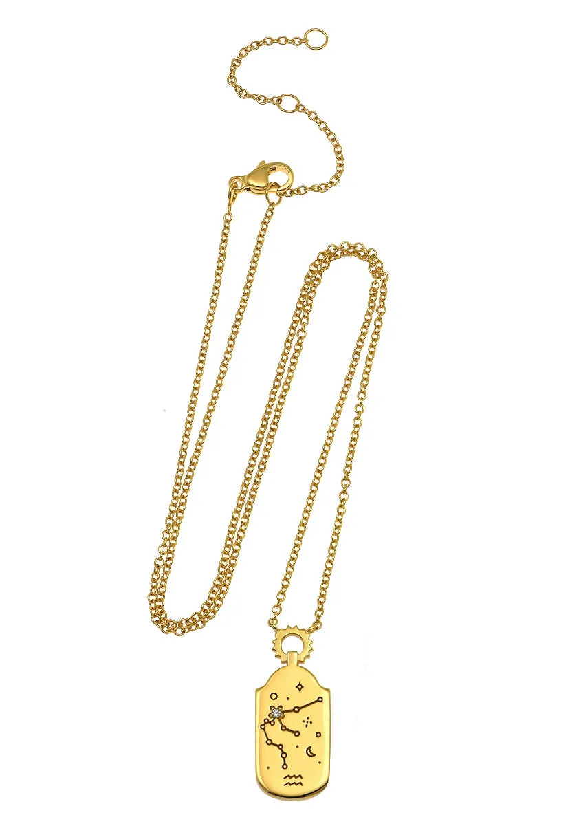 Zodiac Charm Necklace - Choose your sign
